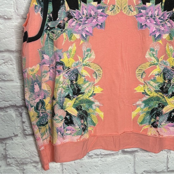 Chaser Floral Panther Print Tank Top NWT - Picture 5 of 13